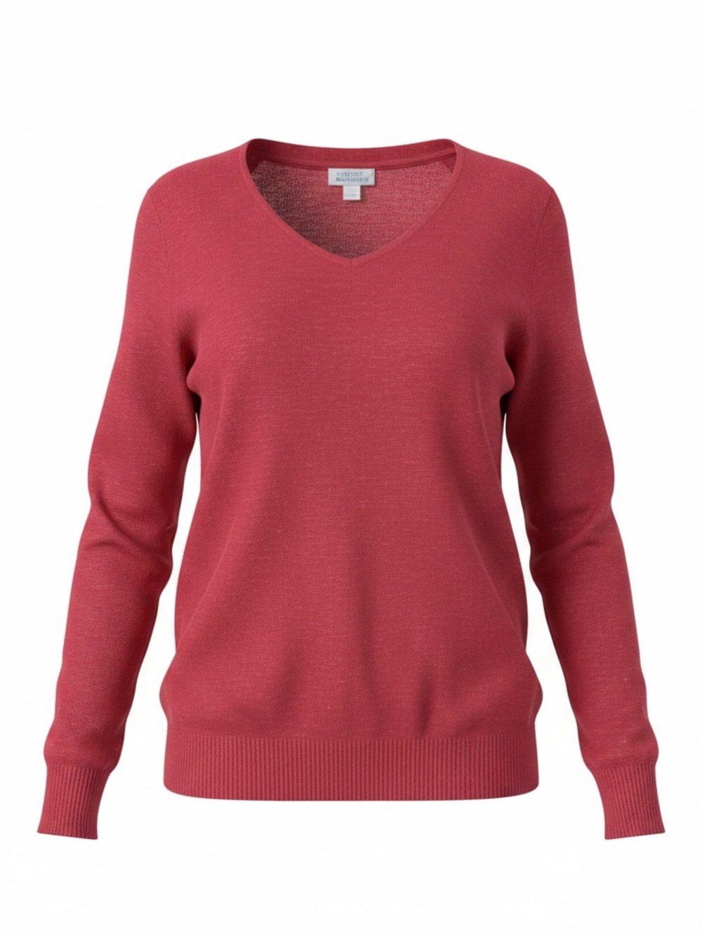 Market spruce linen blend Women's Red Sweater